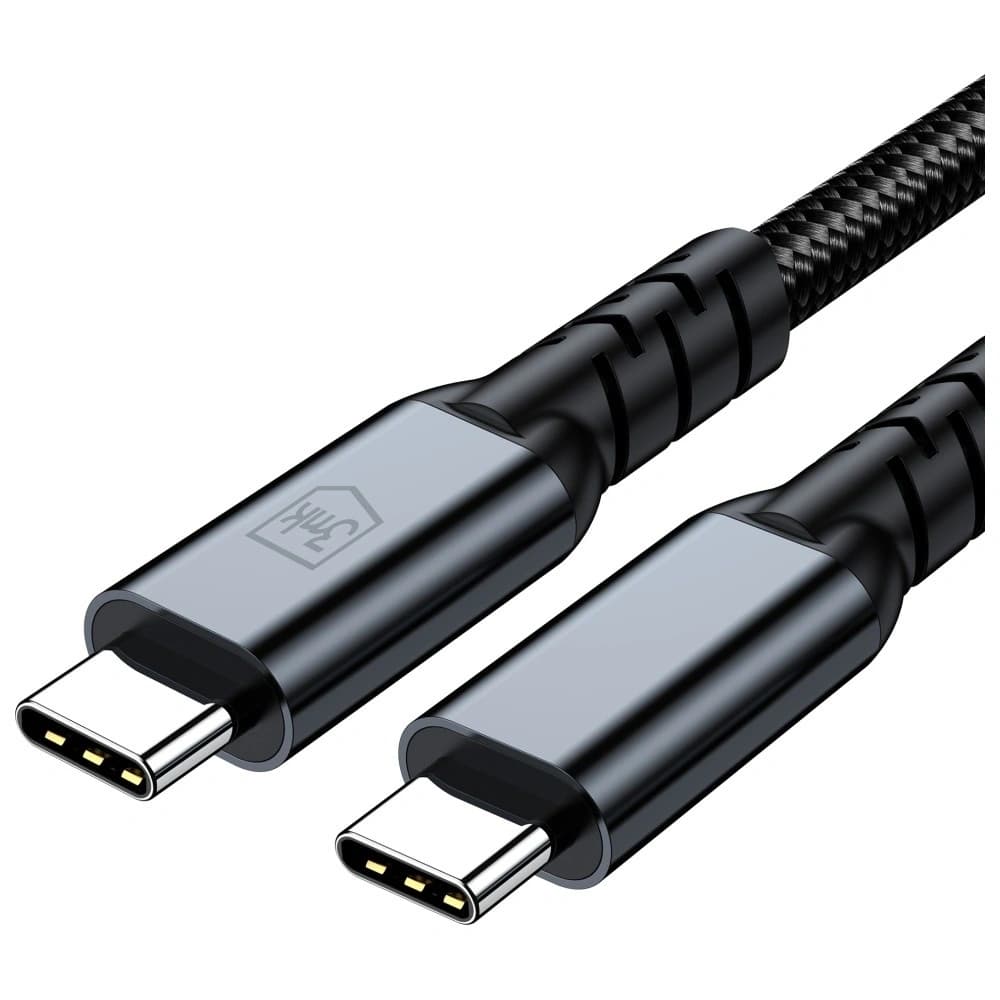 3MK Hyper Kabel N-SERIES USB-C Thunderbolt 4 1m 48V/5A 40Gb/s 240W 8K60Hz schwarz
 - 7