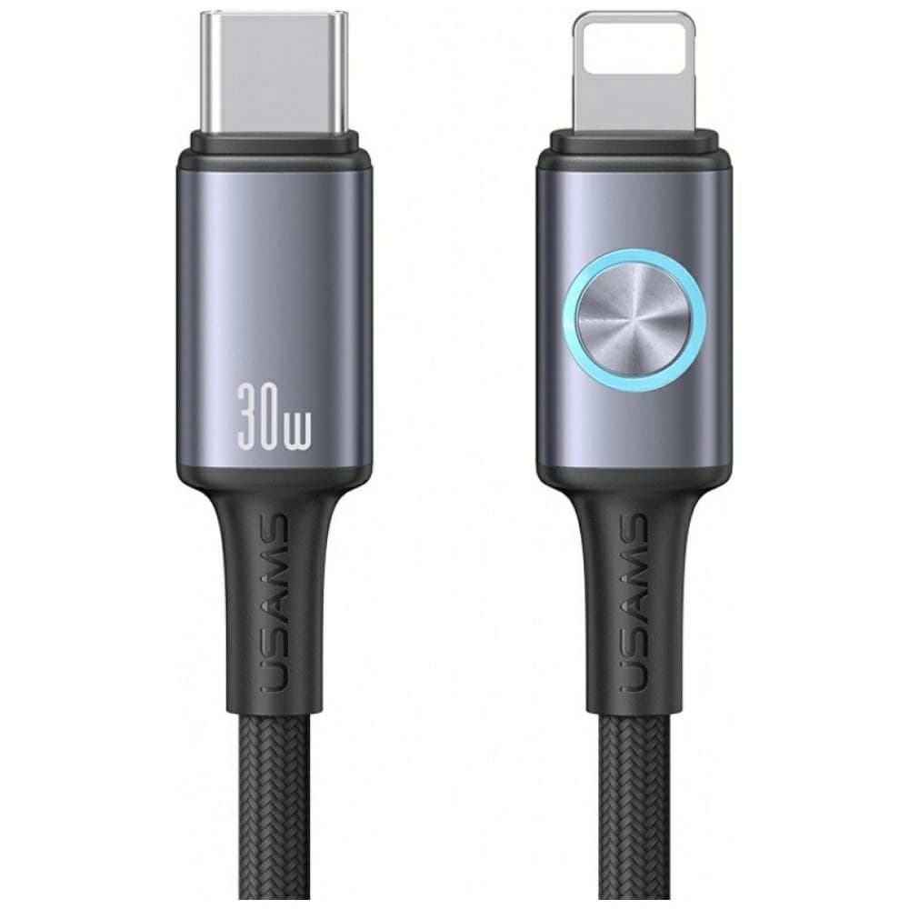 USAMS Huan Serie SJ753 30W USB-C / Lightning Kabel 1,2m tarnen
 - 1