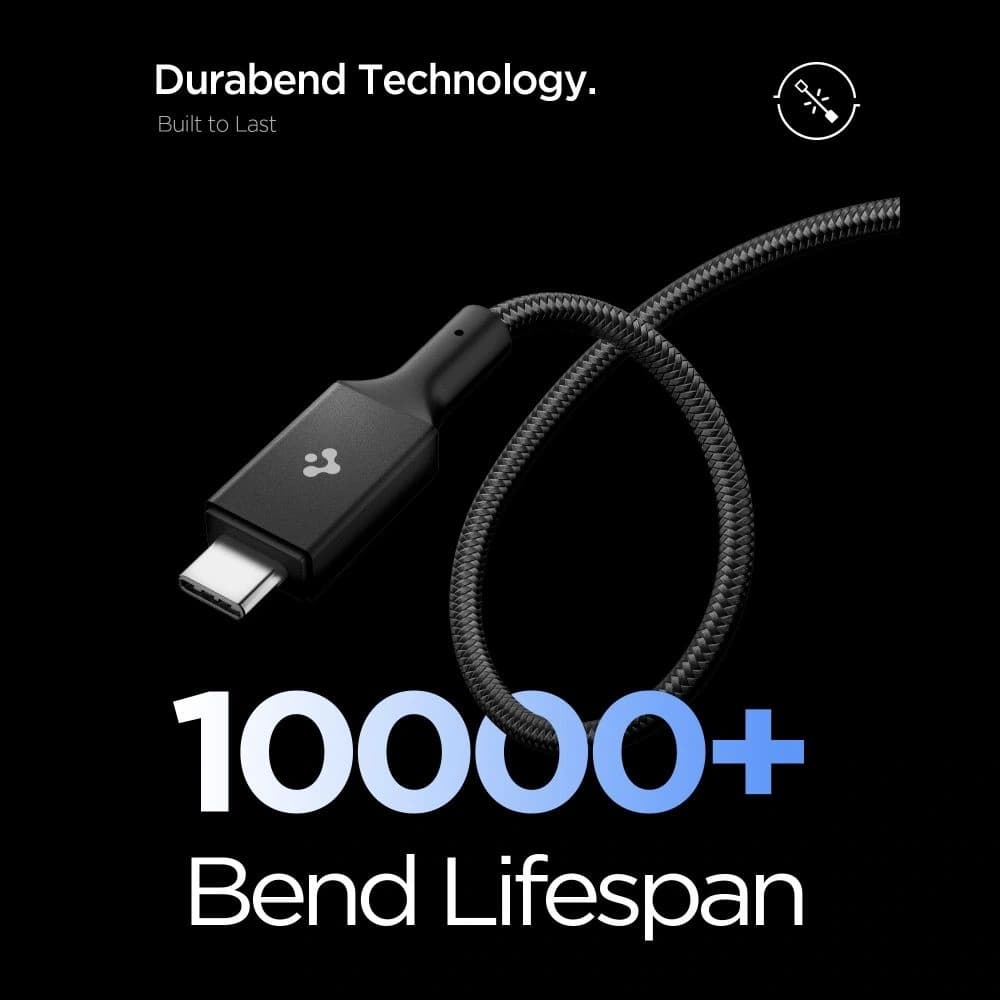Spigen EB24015CC Essential USB-C Kabel 240W 150cm Schwarz
 - 4