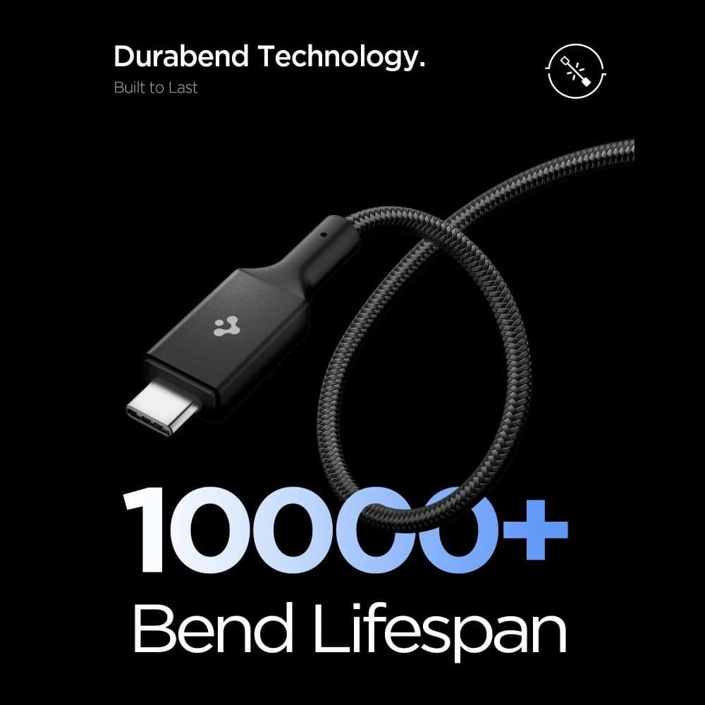 Spigen EB10015CC Essential USB-C Kabel 100W 150cm Schwarz
 - 4