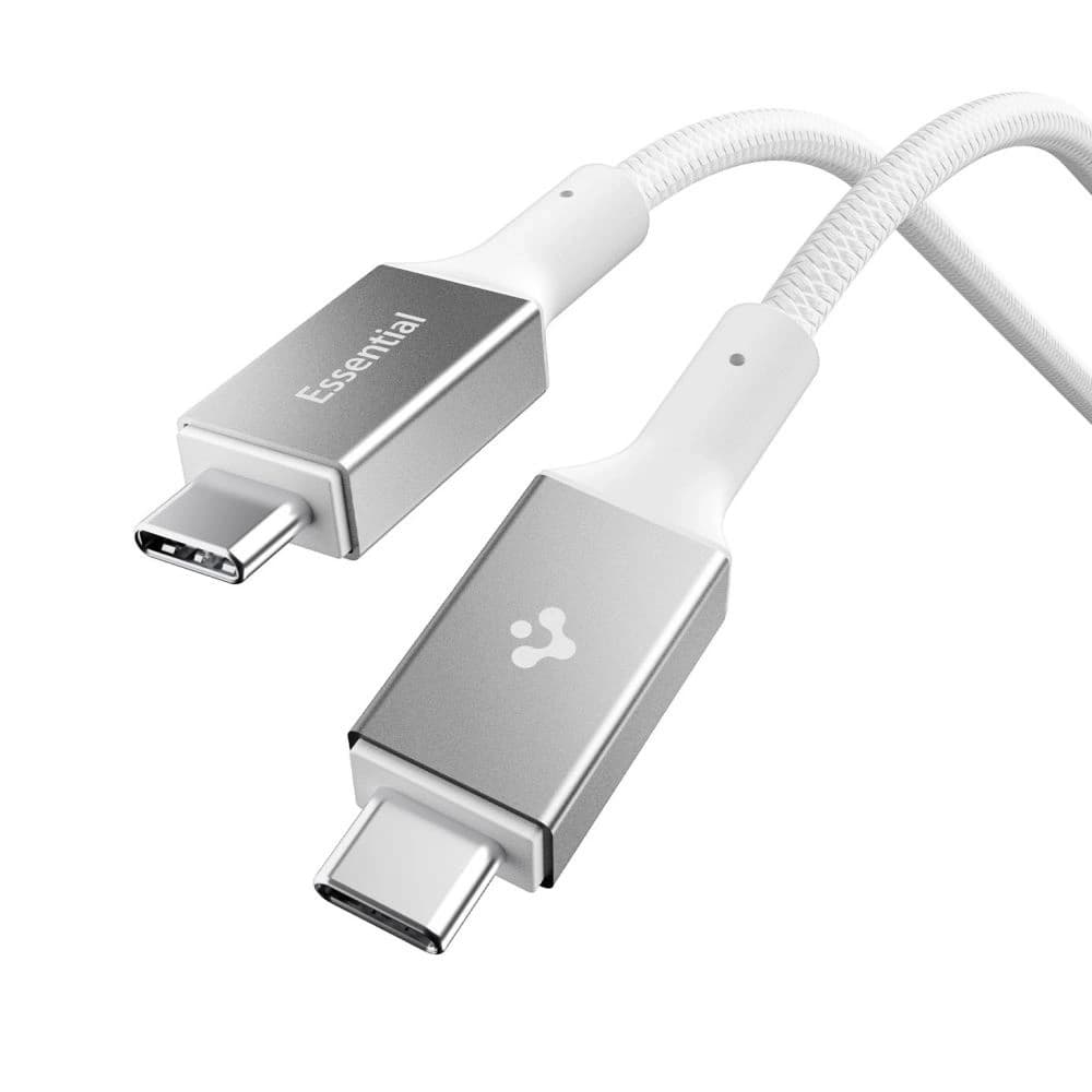Spigen EB10015CC Essential USB-C Kabel 100W 150cm Weiß
 - 1