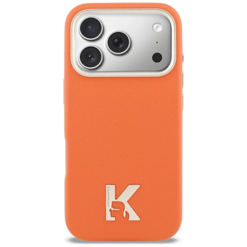 Karl Lagerfeld Karl Head Logo MagSafe Apple iPhone 17 Pro orange
 - 3