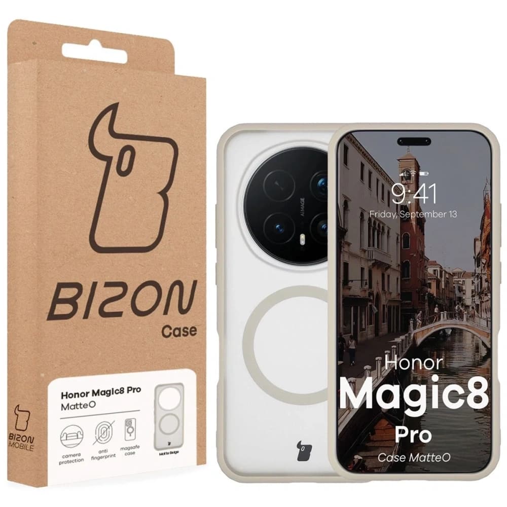 Bizon Case MatteO Magnetic Honor Magic8 Pro rauchbeige
 - 7