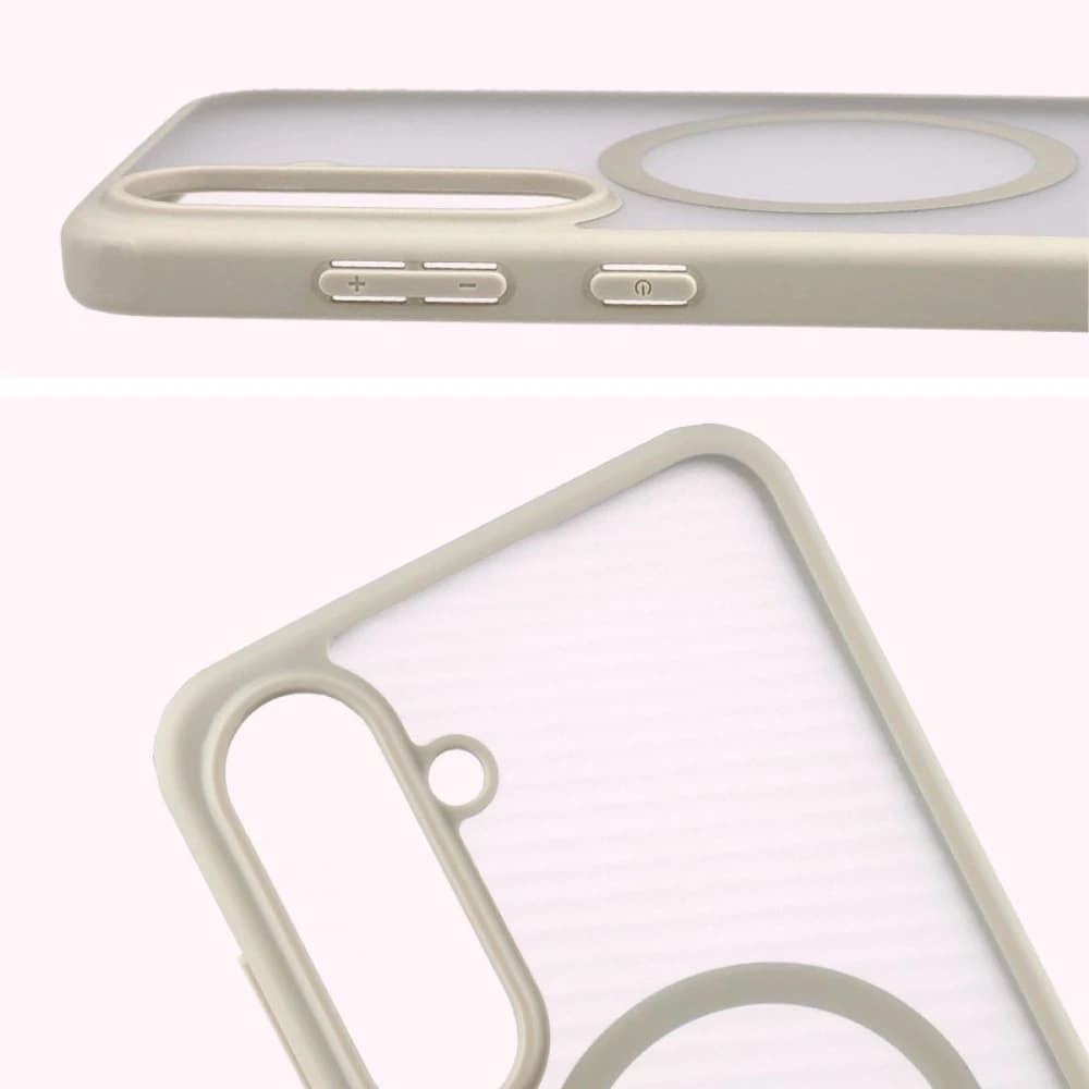 Bizon MatteO Magnetic Pack Samsung Galaxy S25 FE smoky beige - 5