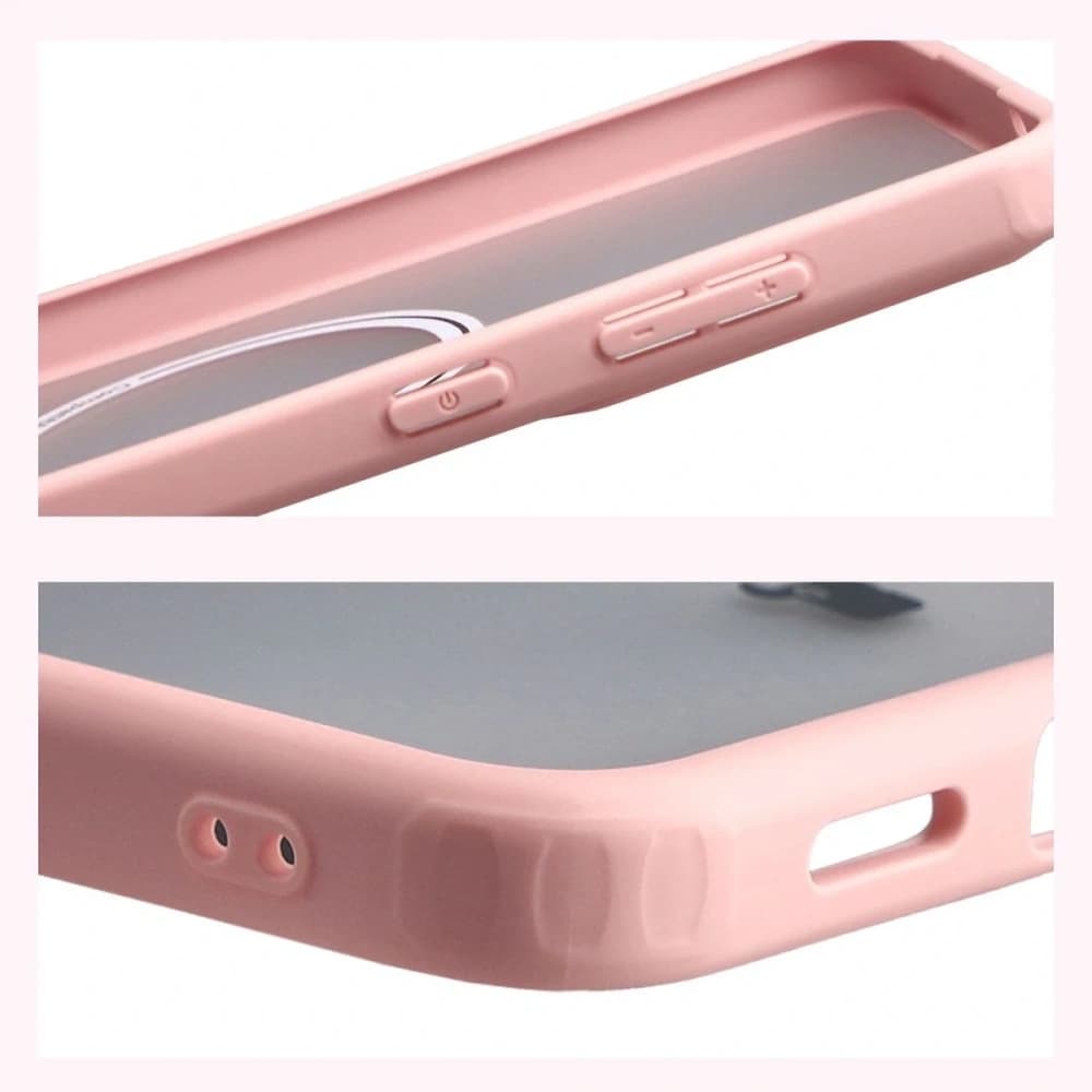 Bizon MatteO Magnetic Pack Samsung Galaxy S25 FE smoky light pink - 6