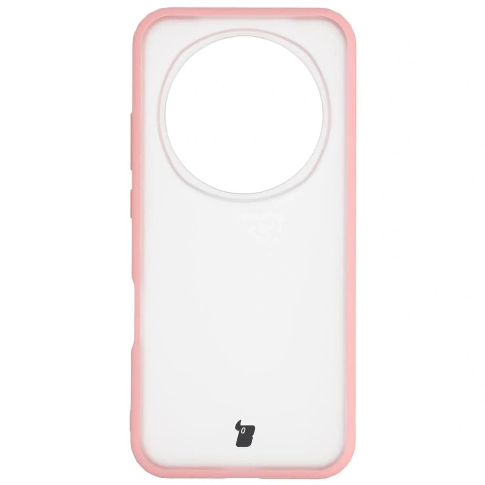 Bizon Case Angelo Honor Magic8 Pro semi-transparent mit einem hellrosa Rahmen
 - 2