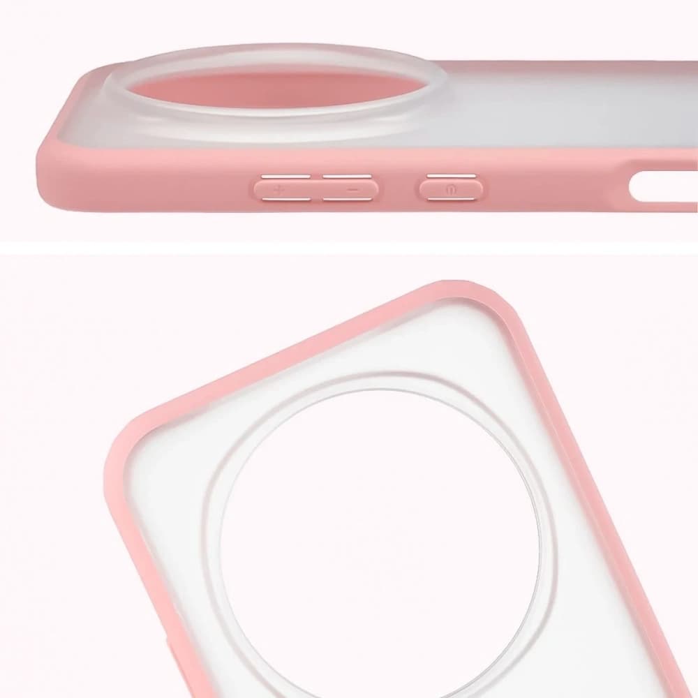 Bizon Case Angelo Honor Magic8 Pro semi-transparent mit einem hellrosa Rahmen
 - 3