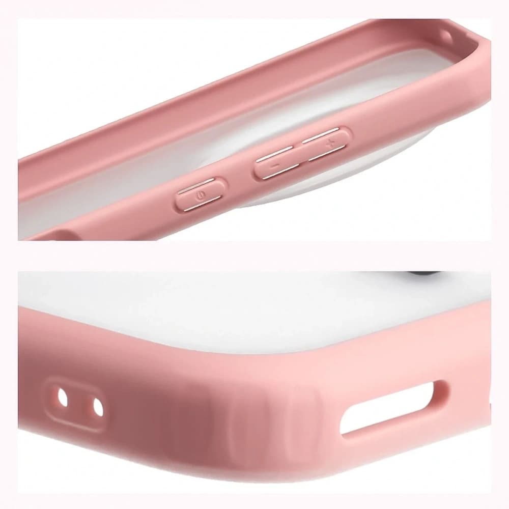 Bizon Case Angelo Honor Magic8 Pro semi-transparent mit einem hellrosa Rahmen
 - 4