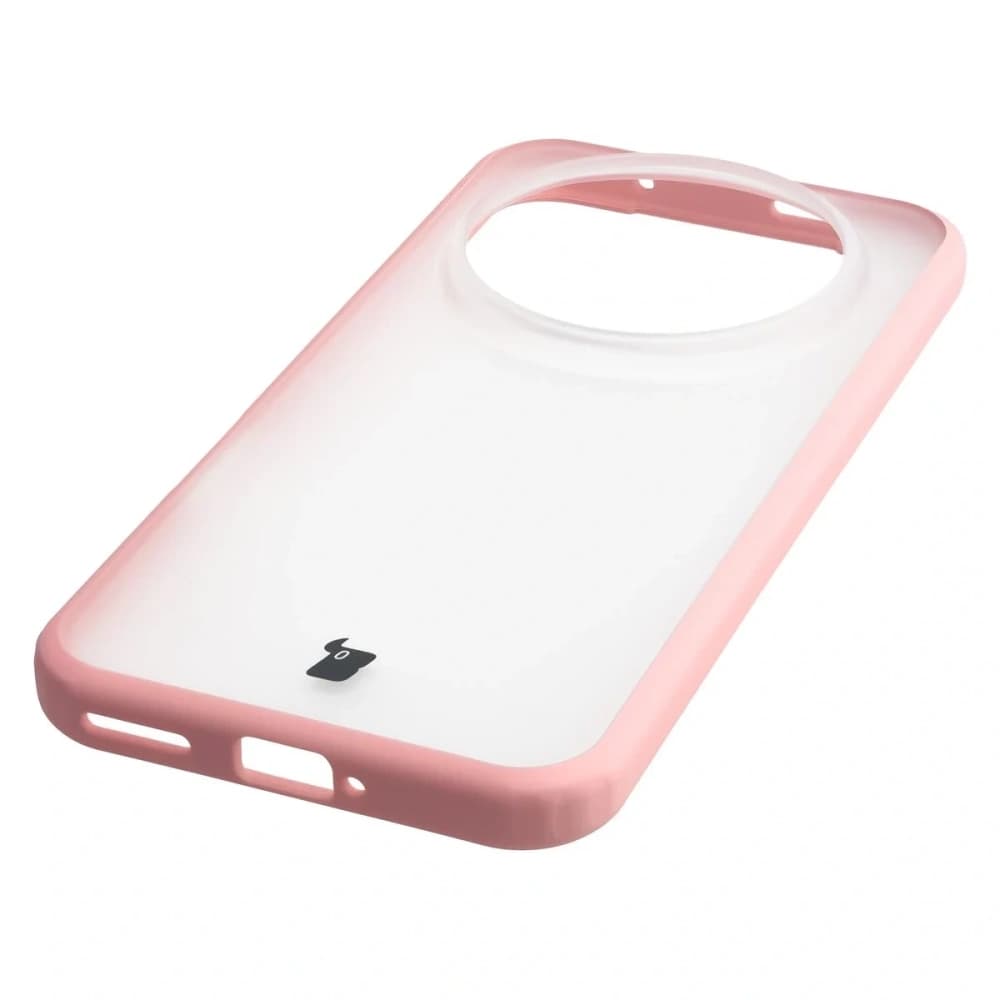Bizon Case Angelo Honor Magic8 Pro semi-transparent mit einem hellrosa Rahmen
 - 5