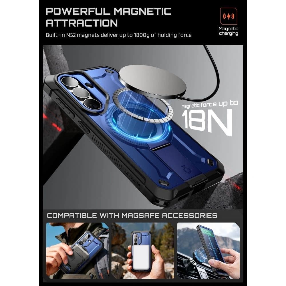 Supcase Unicorn Beetle Pro Mag MagSafe Samsung Galaxy S26 Cobalt - 4