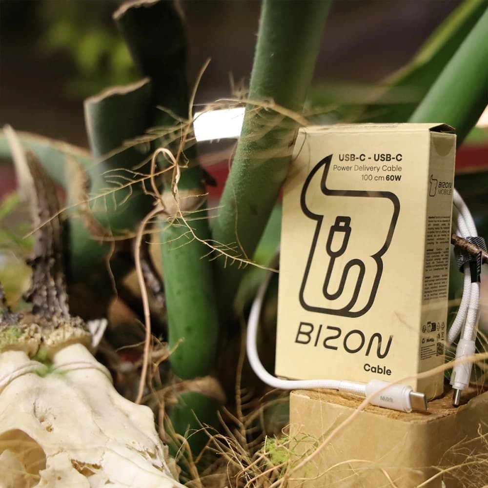 Bizon C354 Braided Cable USB-C / USB-C 60W 1m - 5