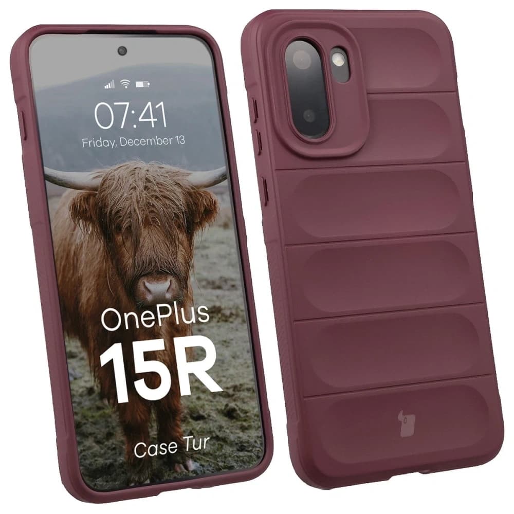 Bizon Case Tur OnePlus 15R burgundy - 1
