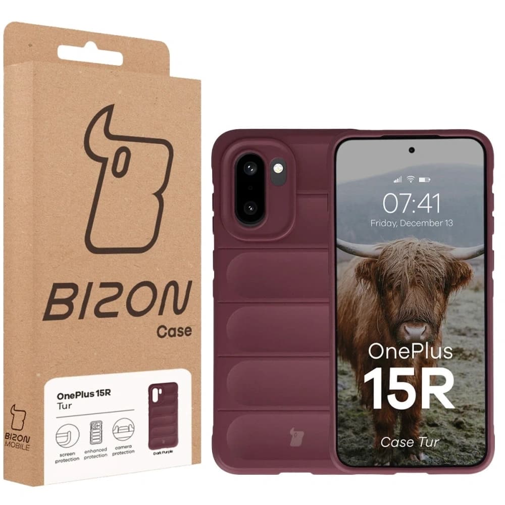 Bizon Case Tur OnePlus 15R burgundy - 8