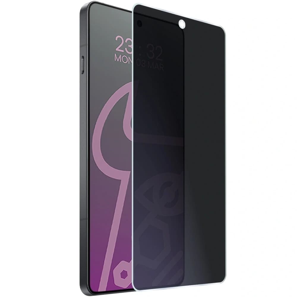 Prywatyzujące szkło hybrydowe Bizon Glass Mule Shadow do OnePlus 13R matowe - 5