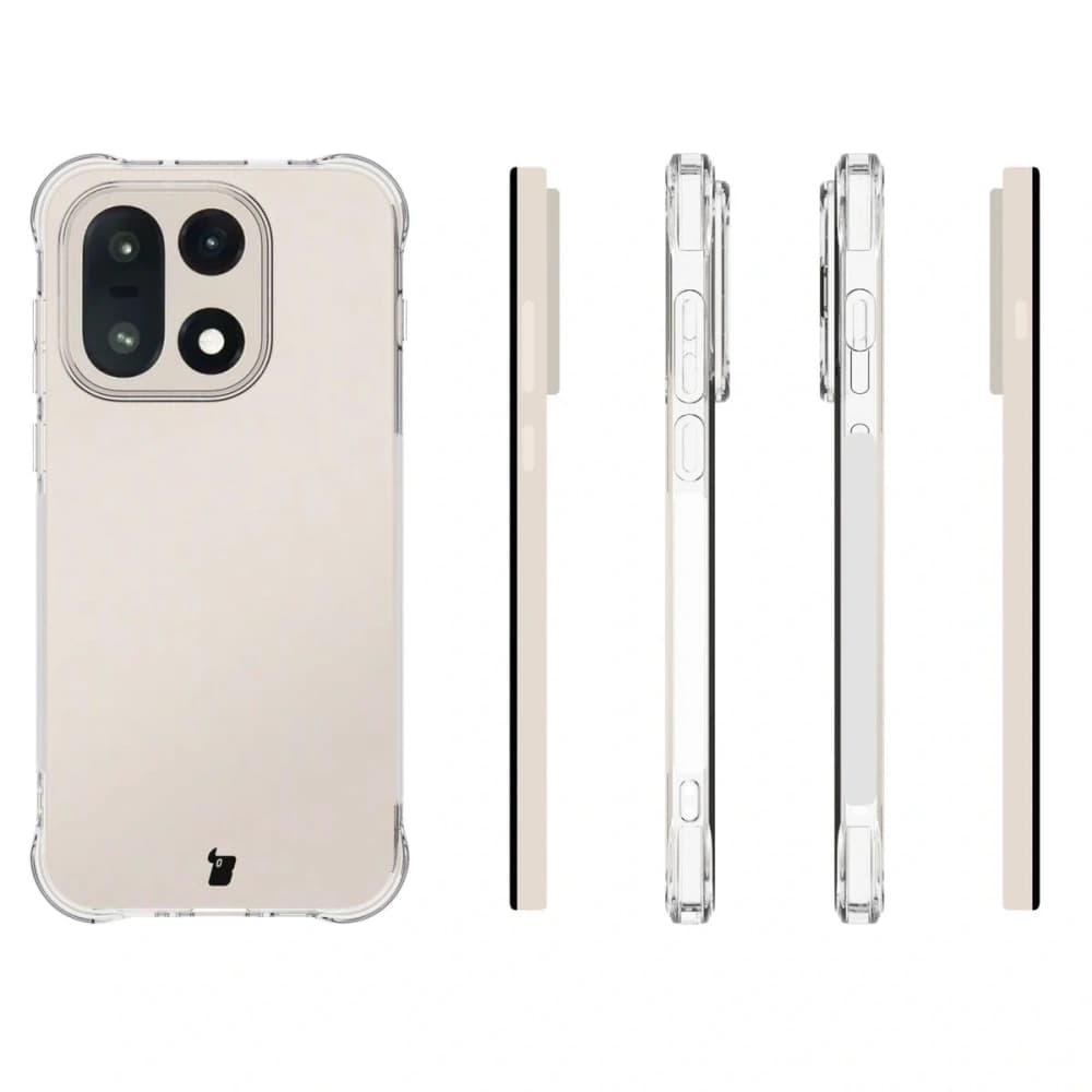 Elastyczne etui + 2x folia na ekran Bizon Case Clear Pack do OnePlus 15 - 4
