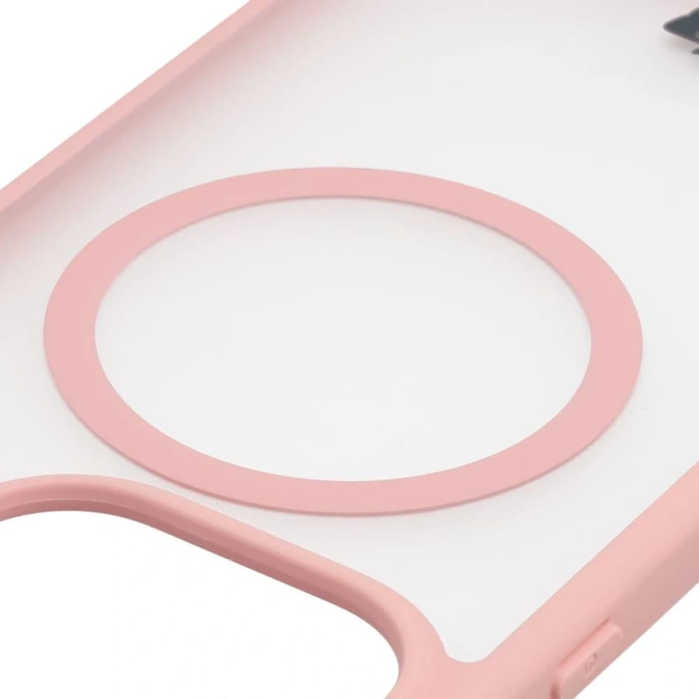 Etui z pierścieniem magnetycznym + szkło hartowane Bizon MatteO Pack do OnePlus 15 przydymione-jasnoróżowe - 4