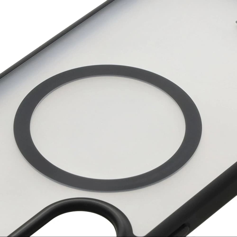 Etui z pierścieniem magnetycznym + szkło hartowane Bizon MatteO Pack do Samsung Galaxy A56 5G przydymione-czarne - 4