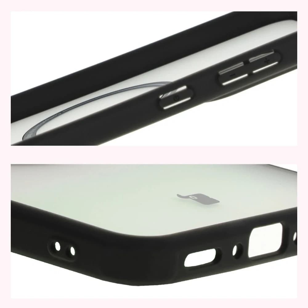 Etui z pierścieniem magnetycznym + szkło hartowane Bizon MatteO Pack do Samsung Galaxy A56 5G przydymione-czarne - 6