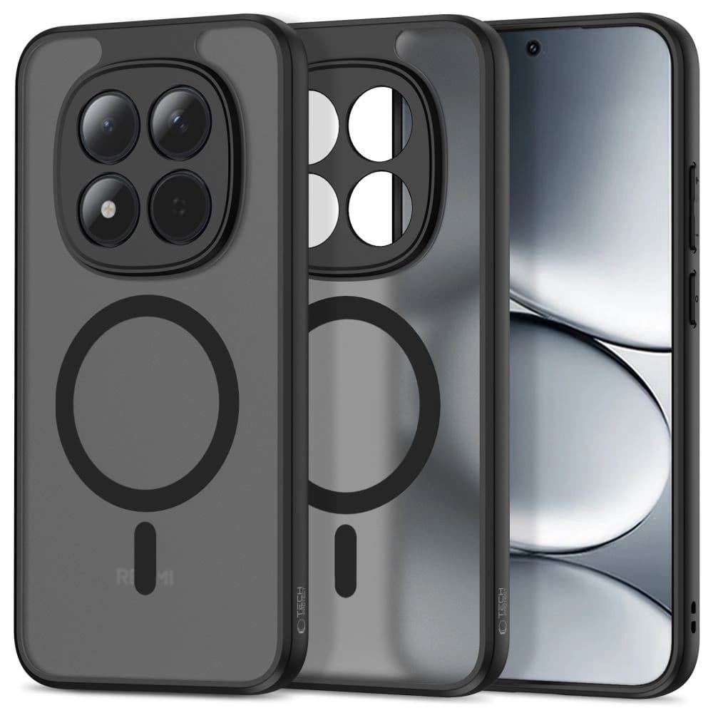 Etui Tech-Protect Magmat MagSafe do Xiaomi Redmi Note 15 Pro 5G Matte Black - 1