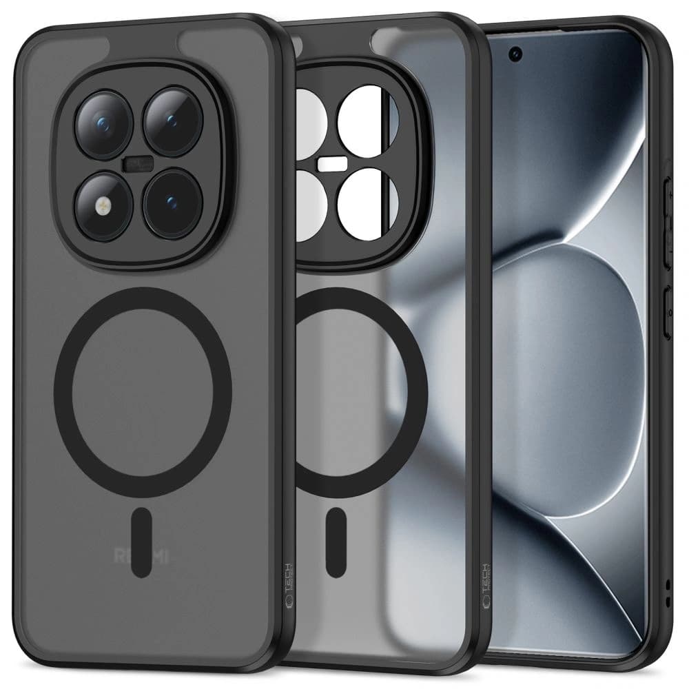 Tech-Protect Magmat MagSafe Xiaomi Poco M8 Pro / Redmi Note 15 Pro+ Plus 5G Matt Schwarz
 - 1
