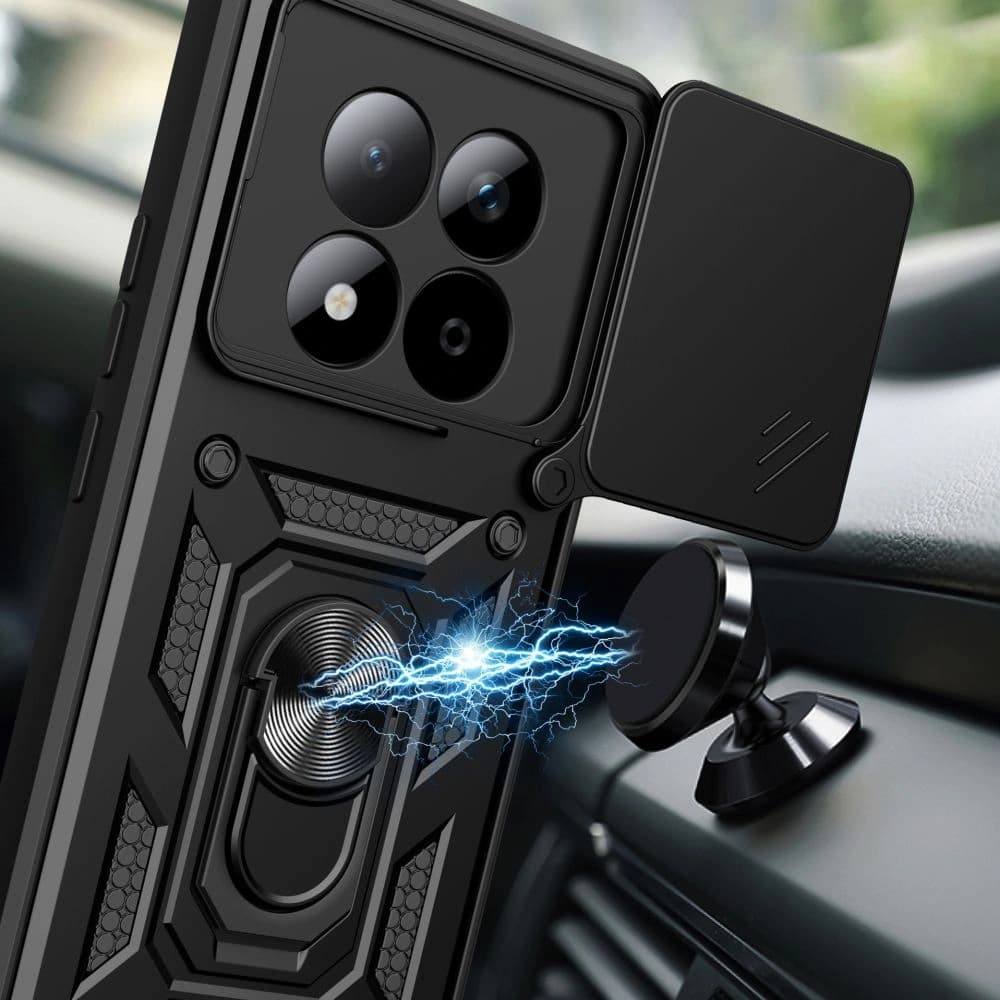 Tech-Protect Camshield Pro Xiaomi Poco M8 Pro / Redmi Note 15 Pro+ Plus 5G Matt Schwarz
 - 4