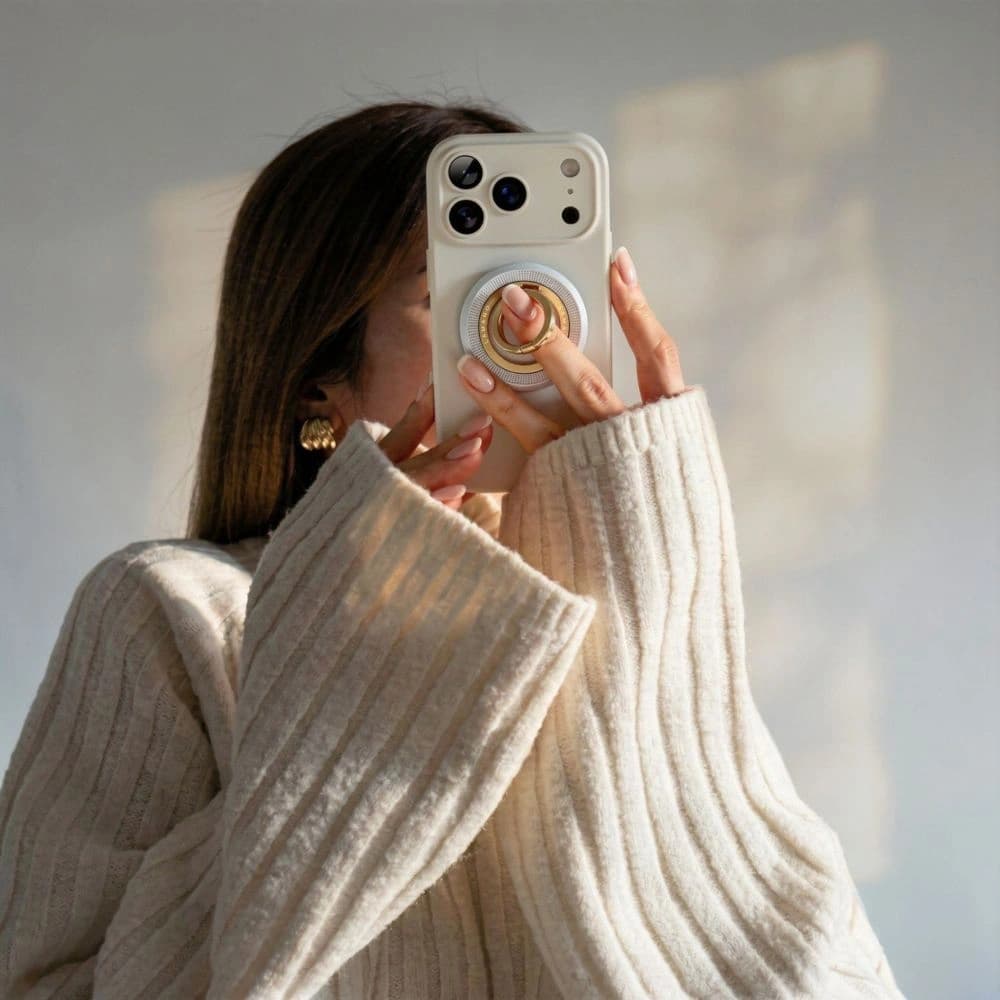 Tech-Protect MMR700 Lamano Magnetic MagSafe Phone Ring Titan/Gold
 - 7