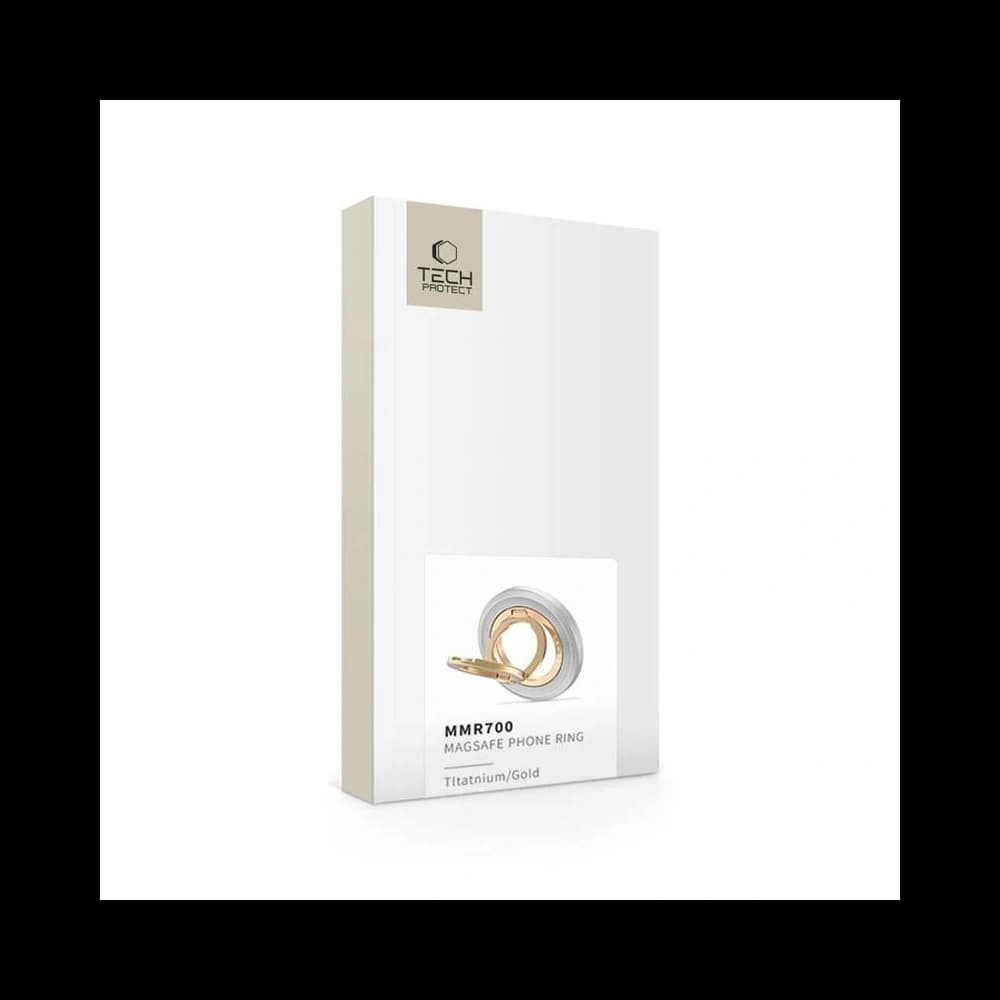 Tech-Protect MMR700 Lamano Magnetic MagSafe Phone Ring Titan/Gold
 - 8