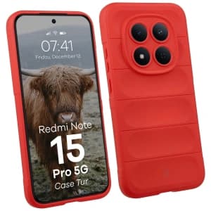 Bizon Case Tur Xiaomi Redmi Note 15 Pro 5G red