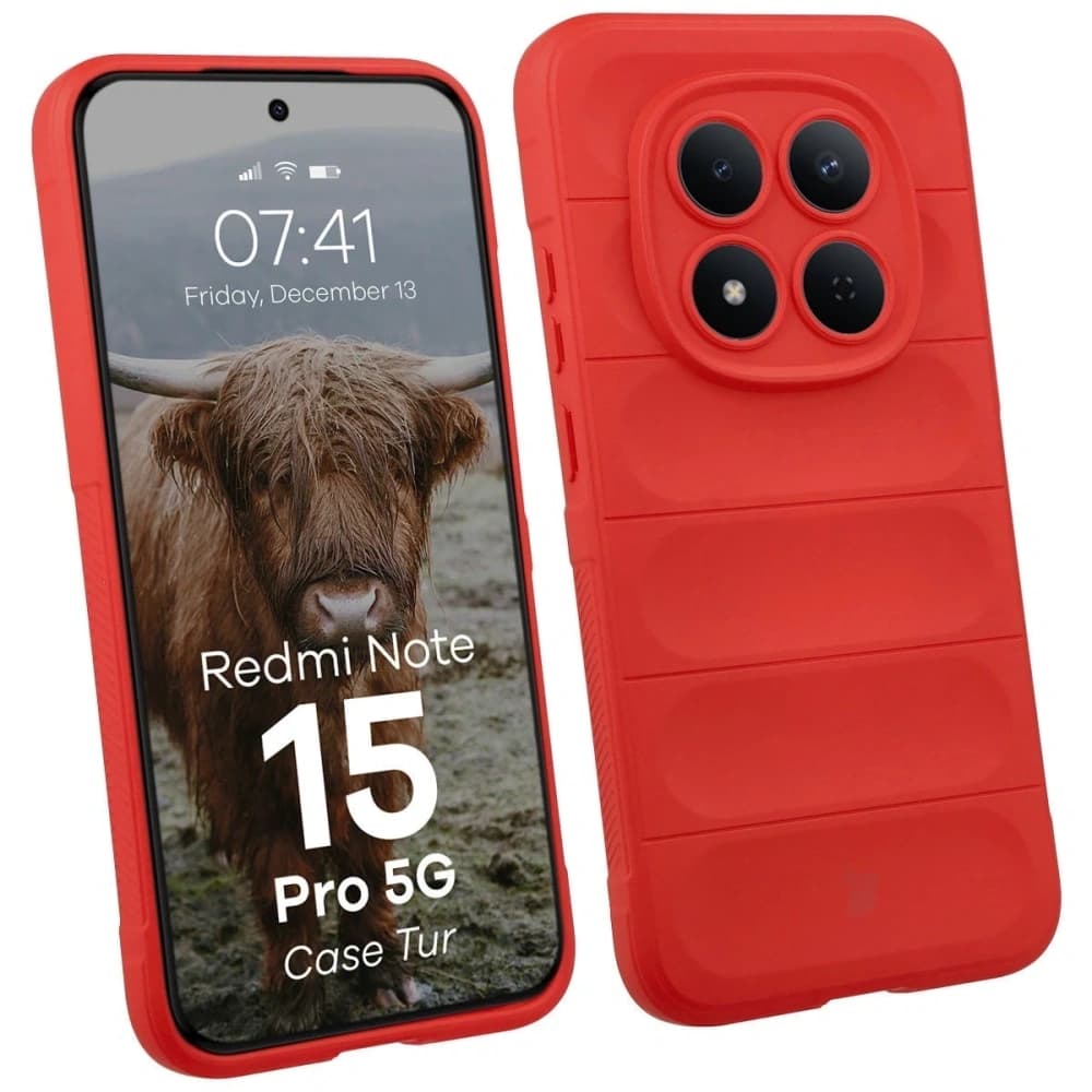 Bizon Case Tur Xiaomi Redmi Note 15 Pro 5G red - 1
