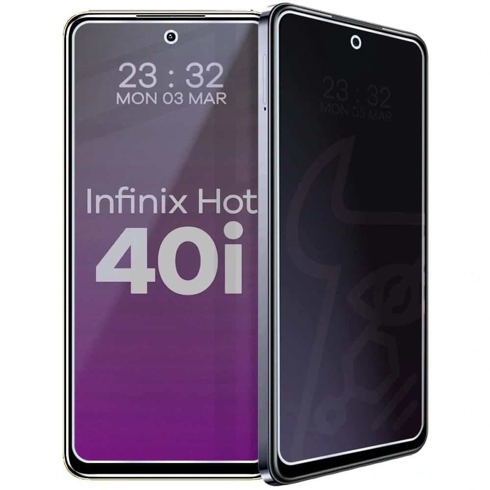 Bizon Glass Mule Shadow Infinix Hot 40i matte - 1