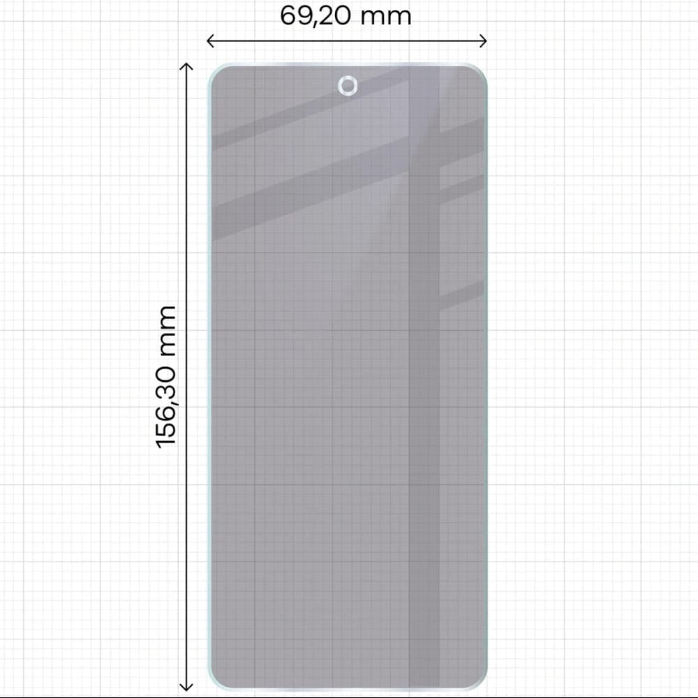 Bizon Glass Mule Shadow Infinix Hot 40i matte - 2