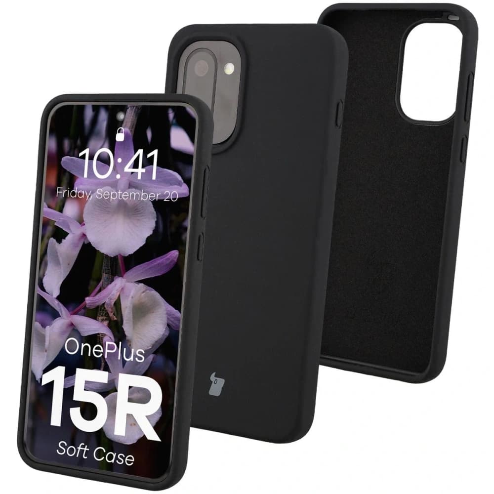 Bizon Soft Case OnePlus 15R black - 1