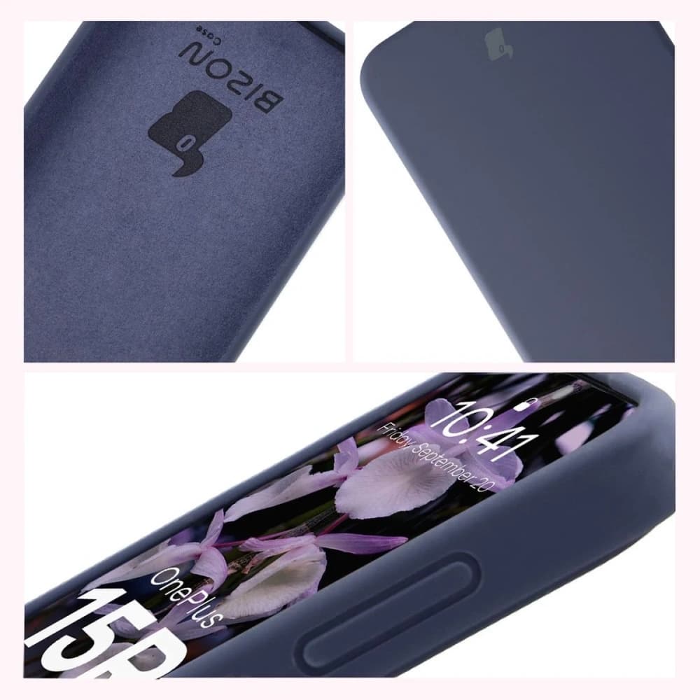 Silikonowe etui Bizon Soft Case do OnePlus 15R ciemnoniebieskie - 6
