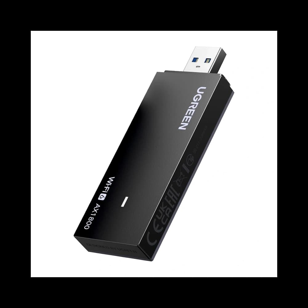 UGREEN CM499 USB Network Card Wi-Fi 6 1800 Mb/s 2.4 + 5 GHz (black) - 2