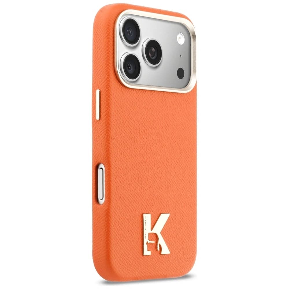 Karl Lagerfeld Karl Kopf Logo MagSafe Apple iPhone 17 Pro Max orange
 - 4