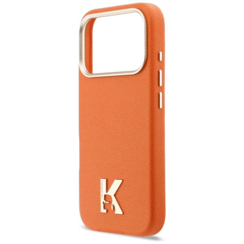 Karl Lagerfeld Karl Kopf Logo MagSafe Apple iPhone 17 Pro Max orange
 - 6
