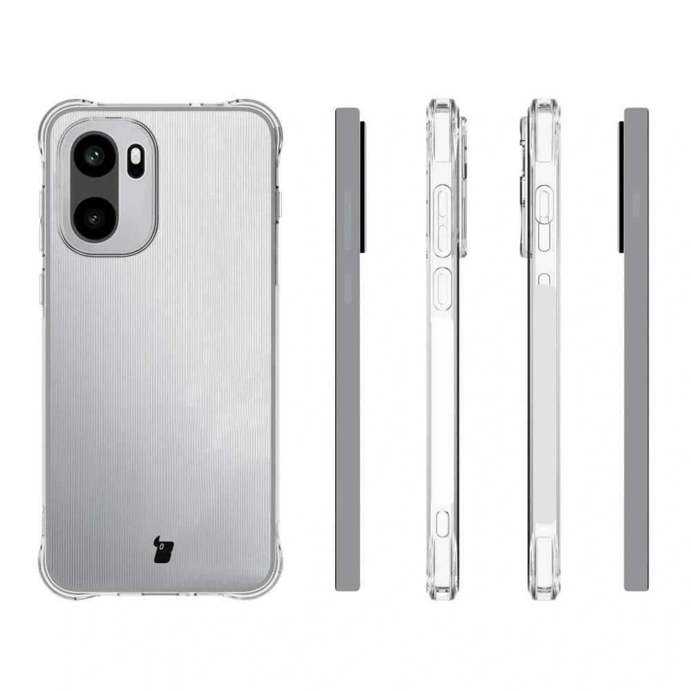 Elastyczne etui + 2x folia na ekran Bizon Case Clear Pack do OnePlus 15R - 4