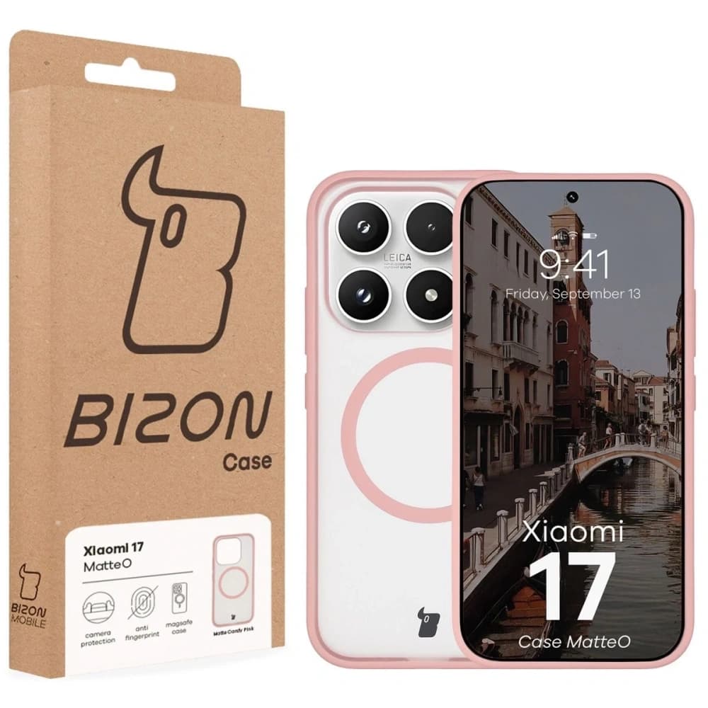 Bizon Case MatteO Magnetic Xiaomi 17 rauchig hellrosa
 - 7