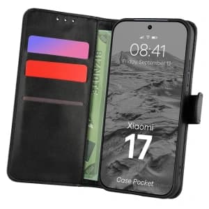 Bizon Case Pocket Xiaomi 17 schwarz
