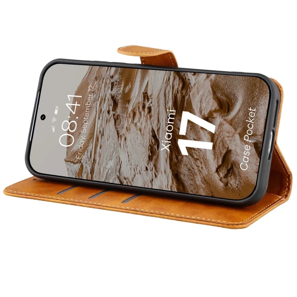 Bizon Case Pocket Xiaomi 17 braun
 - 5