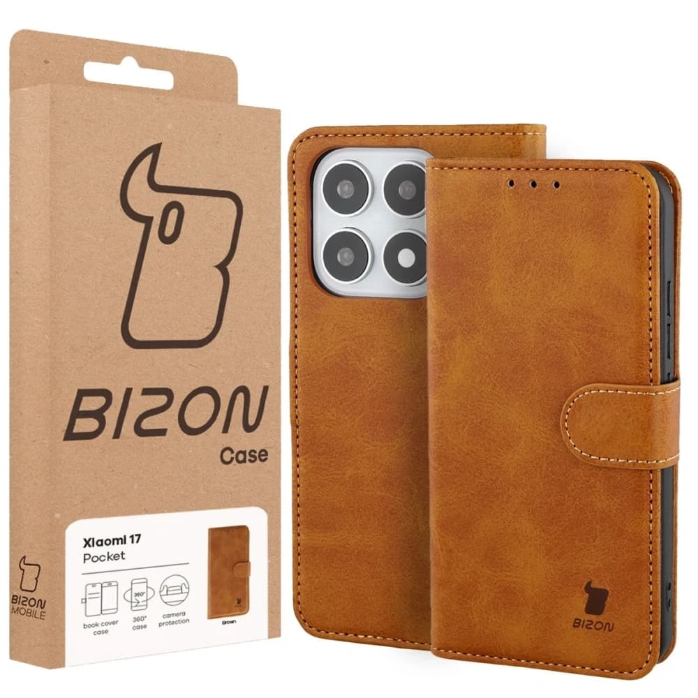 Bizon Case Pocket Xiaomi 17 braun
 - 6