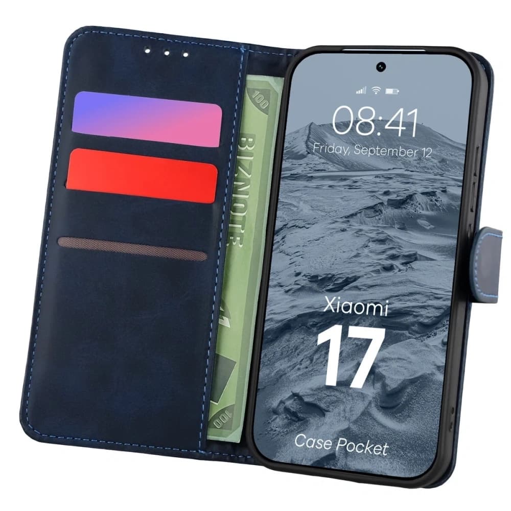 Bizon Case Pocket Xiaomi 17 marineblau
 - 1