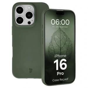 Bizon Case ReLeaf Apple iPhone 16 Pro dark green