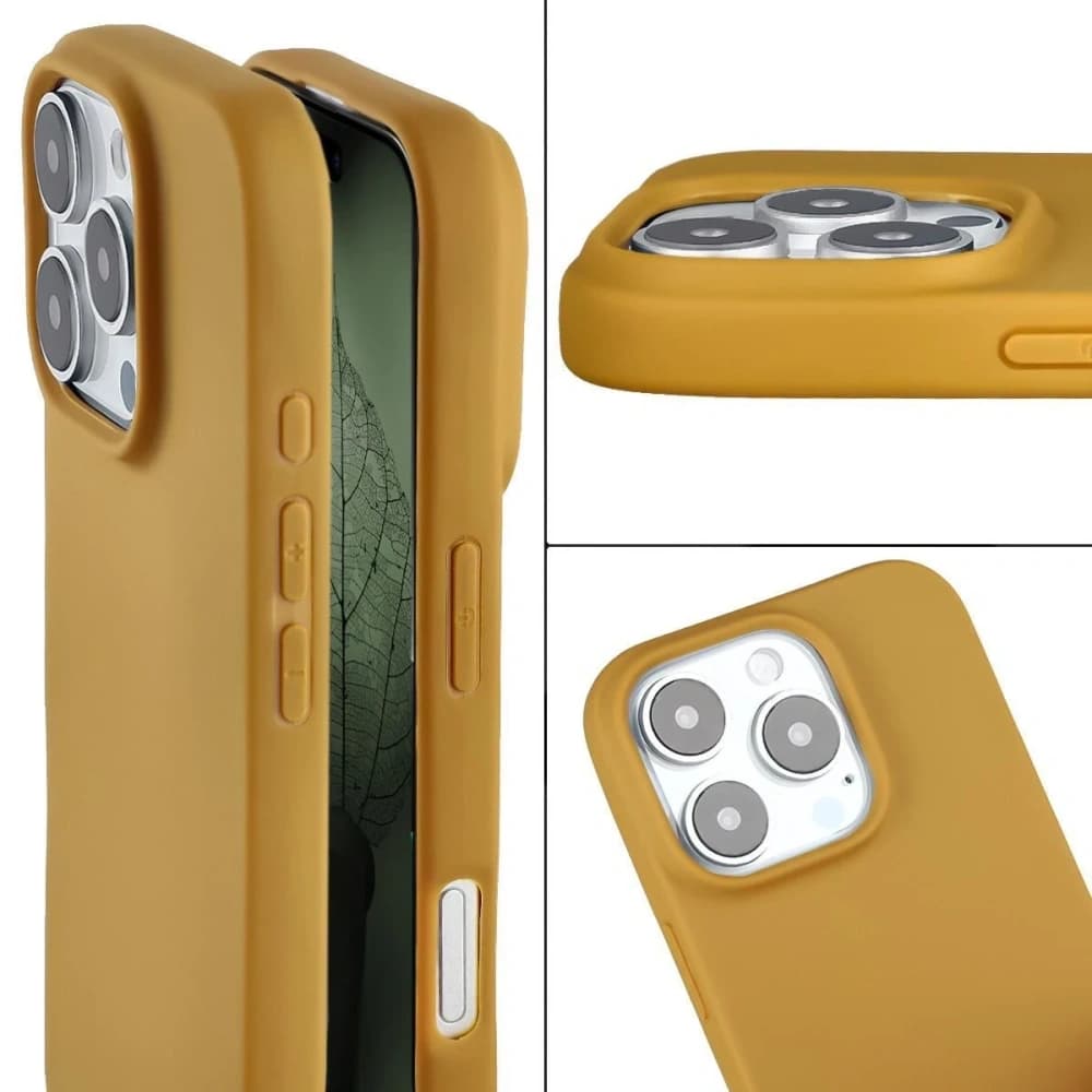 Bizon Case ReLeaf Apple iPhone 16 Pro dark yellow - 5