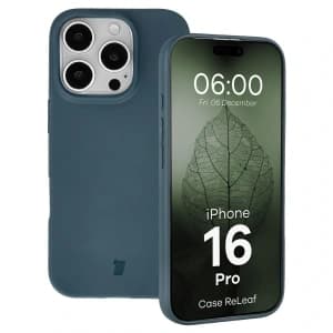 Bizon Case ReLeaf Apple iPhone 16 Pro dark blue