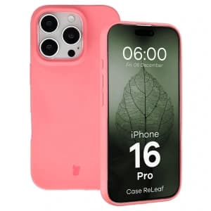 Bizon Case ReLeaf Apple iPhone 16 Pro pink