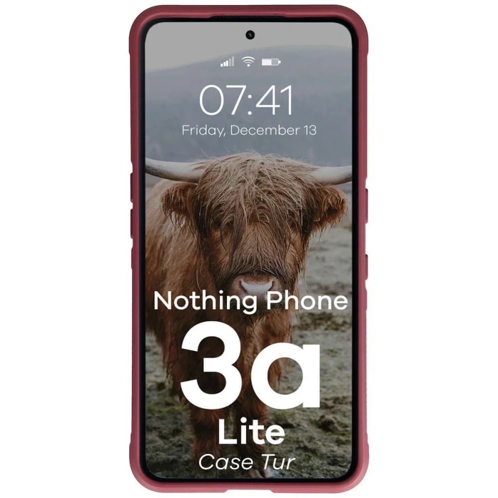 Bizon Case Tur Nothing Phone (3a) Lite burgunder
 - 5