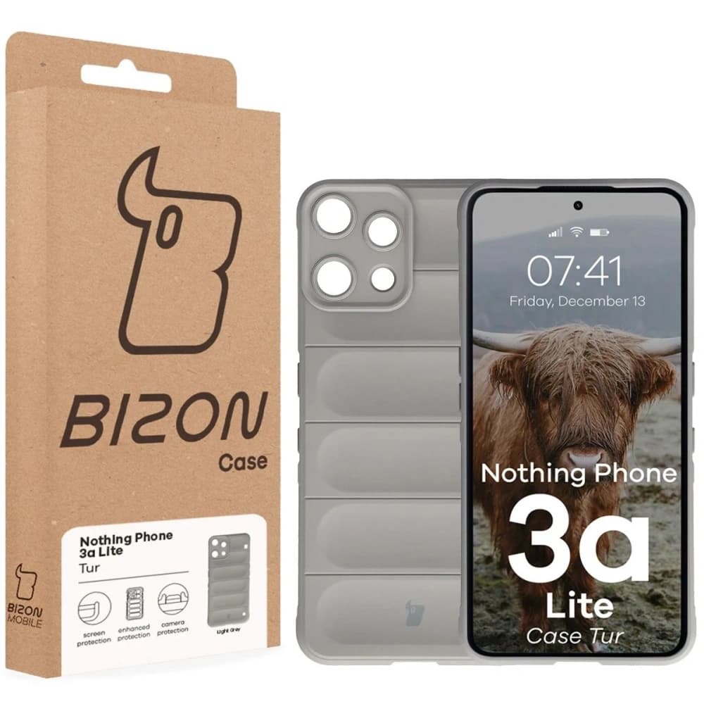 Bizon Case Tur Nothing Phone (3a) Lite hellgrau
 - 8