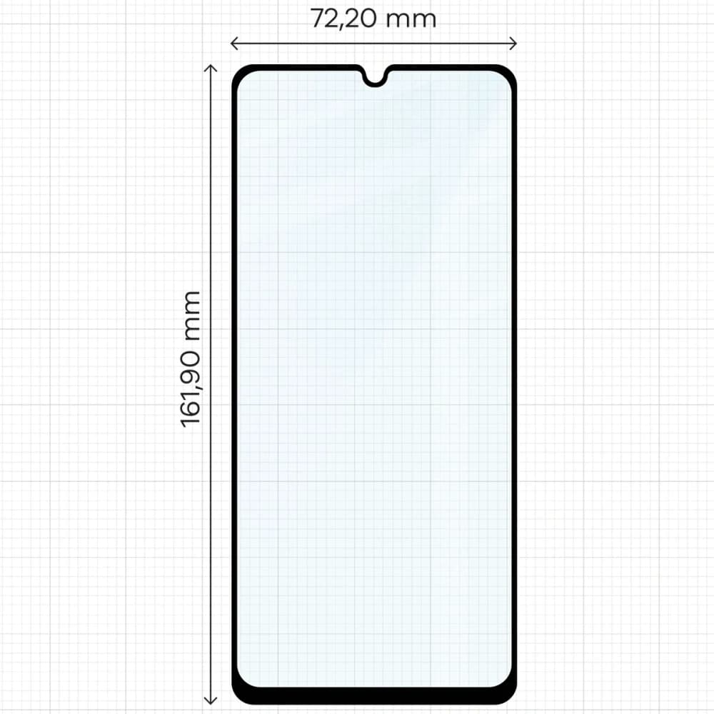 Szkło hartowane Bizon Glass Edge 2 do Samsung Galaxy A07 4G / 5G czarna ramka - 2