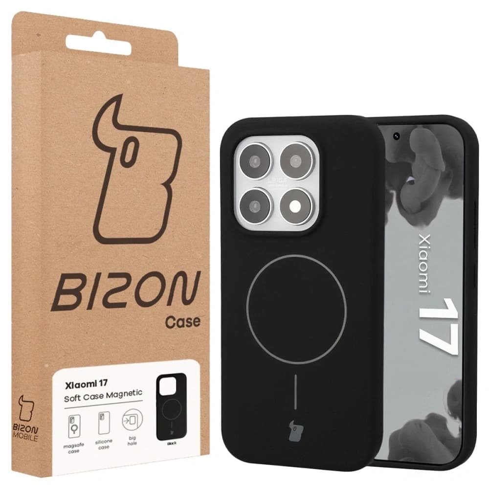 Bizon Soft Case Magnetic Xiaomi 17 schwarz
 - 8